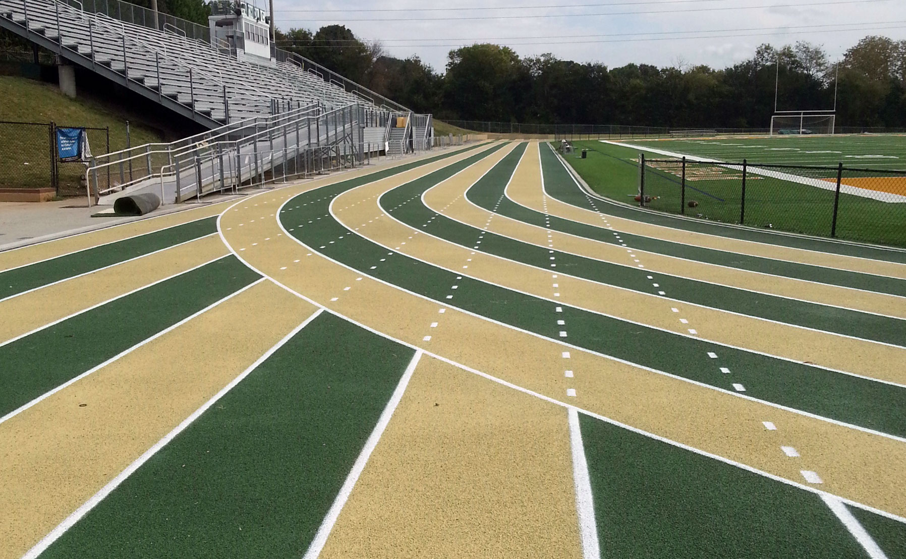 Color Students and Faculty Happy With Green and Gold Track